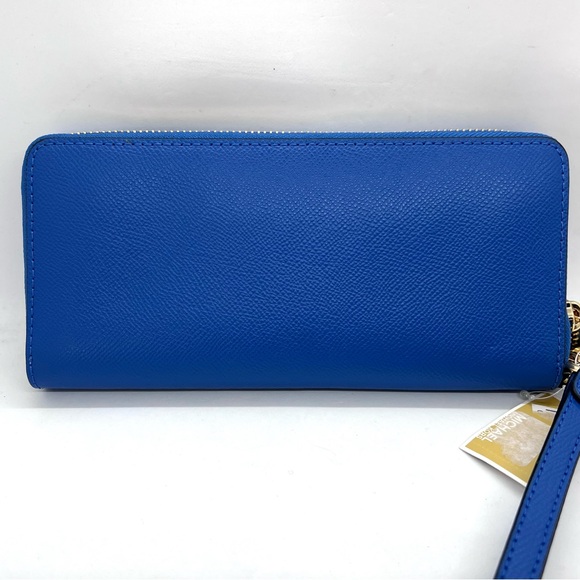 Michael Kors Jet Set Travel Continental Wallet – Vintage Blue – NWT - Picture 3 of 16